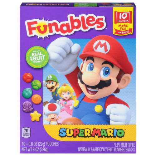 Funables Fruit Snacks, Super Mario