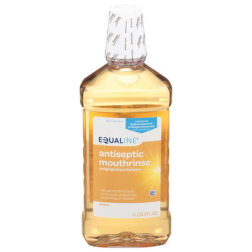 Equaline Mouthrinse, Antiseptic, Amber