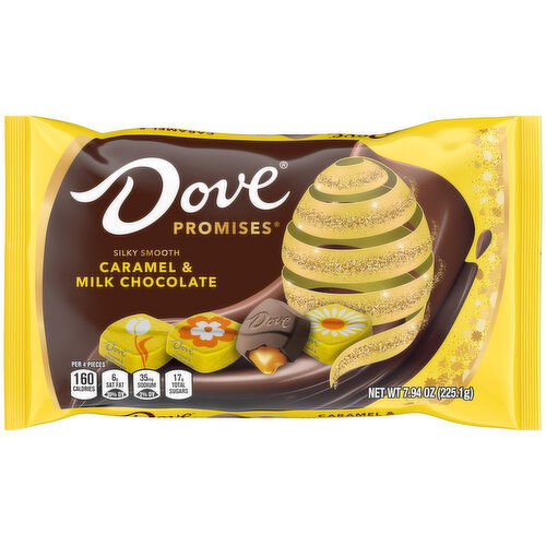 Dove DOVE PROMISES Caramel & Milk Chocolate Easter Candy , 7.94 Oz Bag