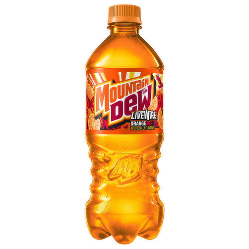 Mountain Dew Livewire Orange Soda