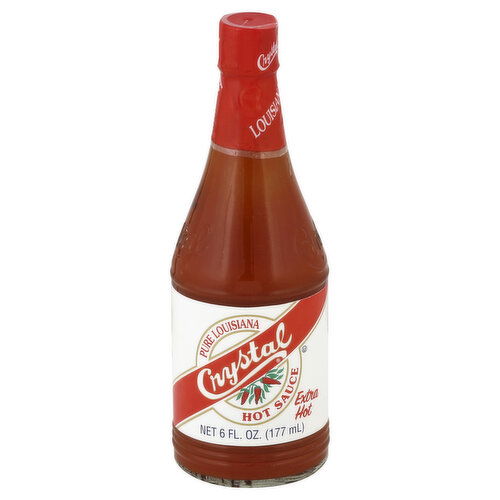 Crystal Hot Sauce, Pure Louisiana, Extra Hot