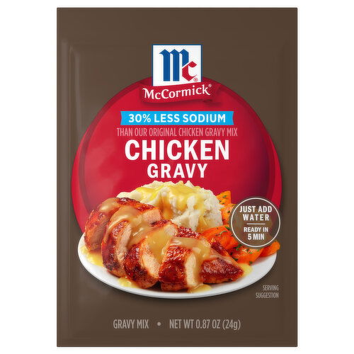 McCormick 30% Less Sodium Chicken Gravy Mix