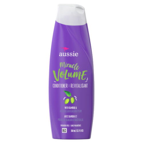 Aussie For fine Hair - Aussie Miracle Volume Conditioner, 12.1 fl oz