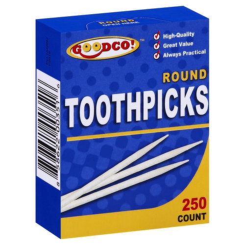 GoodCo Toothpicks, Round