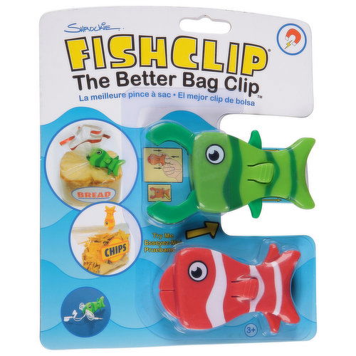 Shrockie Fish Clip Bag Clips