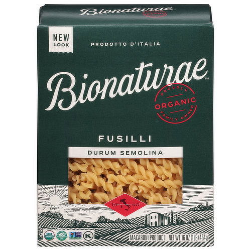 Bionaturae Fusilli, Durum Semolina