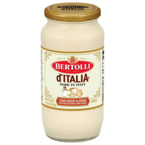 Bertolli D'Italia Sauce, Four Cheese Alfredo