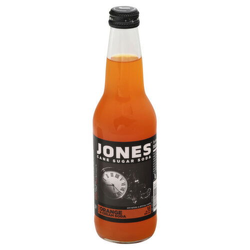 Jones Soda, Cane Sugar, Orange & Cream Flavor