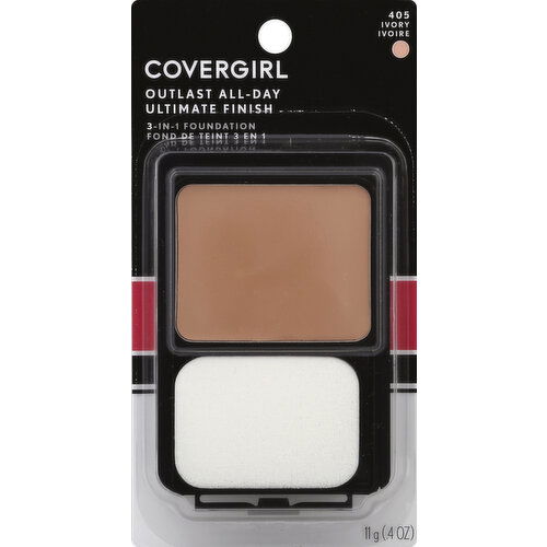 CoverGirl Ultimate Finish Liquid Powder Make-Up, Ivory 405