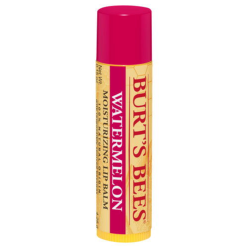 Burt's Bees Lip Balm, Moisturizing, Watermelon