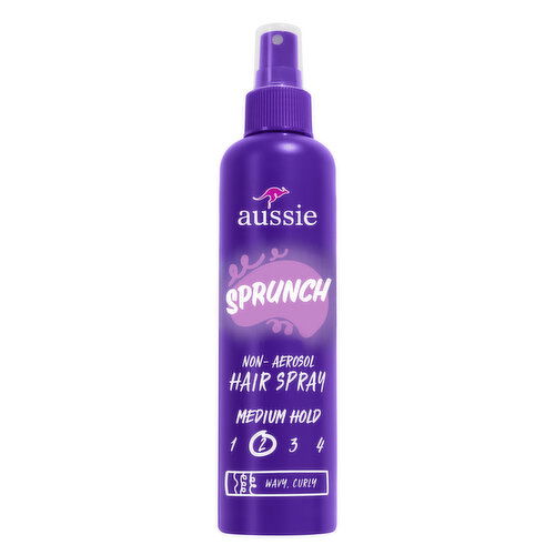 Aussie Sprunch Non-Aerosol Hair Spray for Curly Hair and Wavy Hair