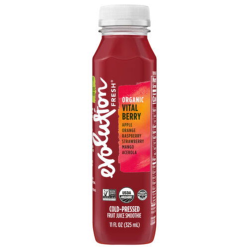 Evolution Fresh Fruit Juice Smoothie, Organic, Vital Berry