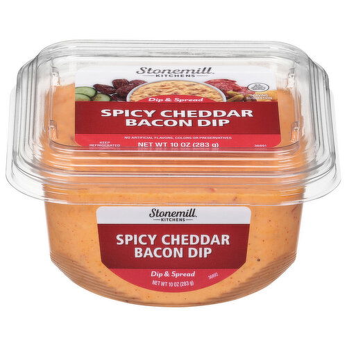 Stonemill Kitchens Dip & Spread, Spicy Cheddar Bacon