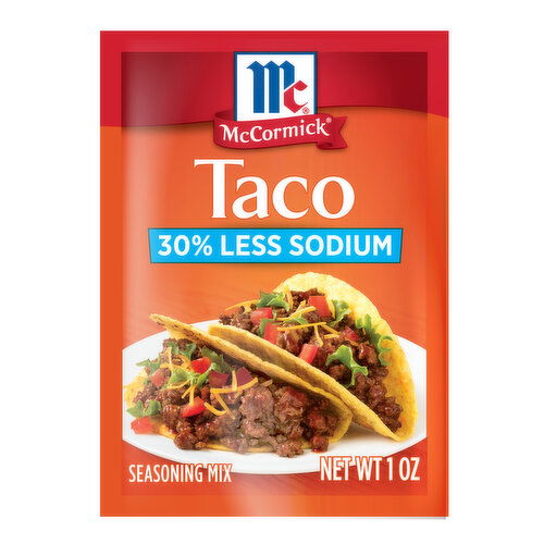 McCormick 30% Less Sodium Taco Seasoning Mix