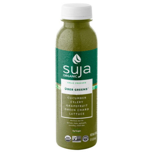 Suja Organic Vegetable & Fruit Juice Drink, Uber Greens