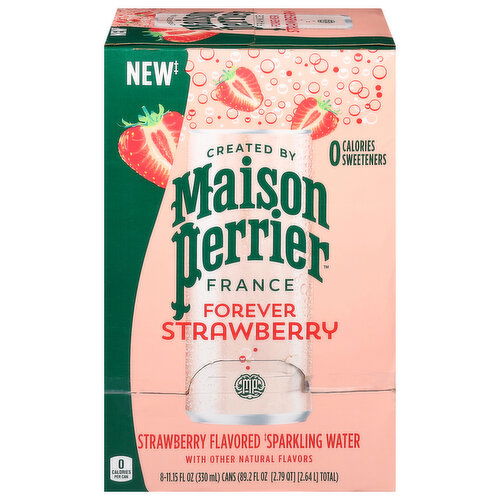 Maison Perrier Sparkling Water, Forever Strawberry