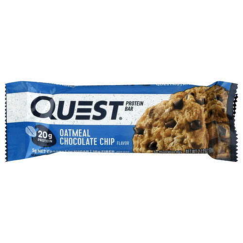 Quest Protein Bar, Oatmeal Chocolate Chip Flavor