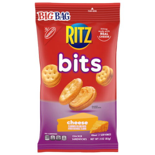 Ritz Bits Cracker Sandwiches, Cheese, Big Bag