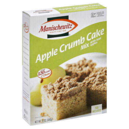 Manischewitz Cake Mix, Apple Crumb