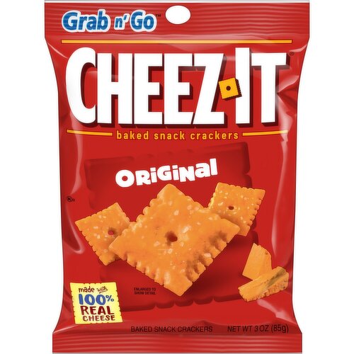 Cheez-It Grab n' Go Cheese Crackers, Original, Grab and Go