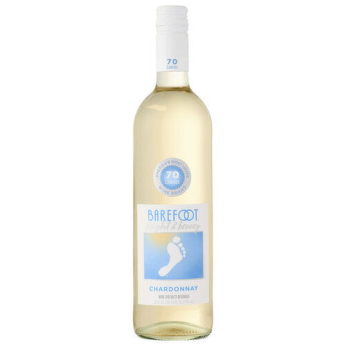 Barefoot Bright & Breezy Chardonnay White Wine 750ml