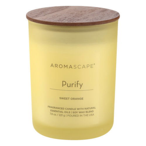 Aromascape Candle, Sweet Orange, Purify