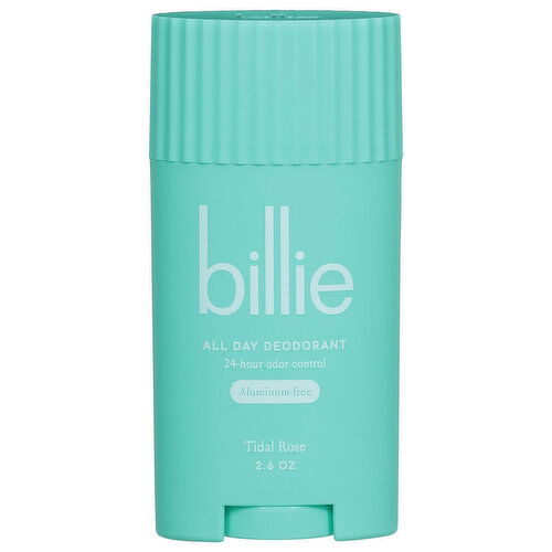 Billie Deodorant, All Day, Aluminum-Free, Tidal Rose