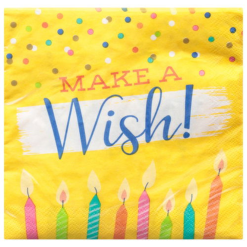 Party Creations Napkins, Festive Cake, 2 Ply