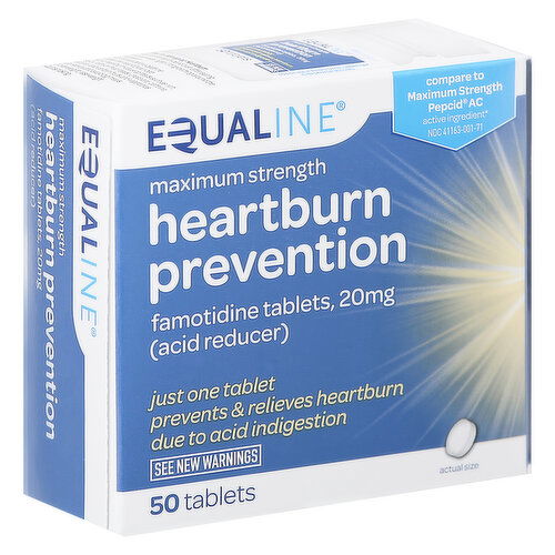 Equaline Heartburn Prevention, Maximum Strength, 20 mg