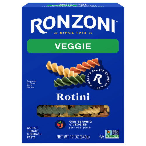 Ronzoni Rotini, Veggie