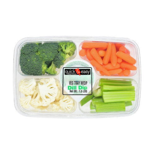 Quick & Easy Veg Tray w/ Dip