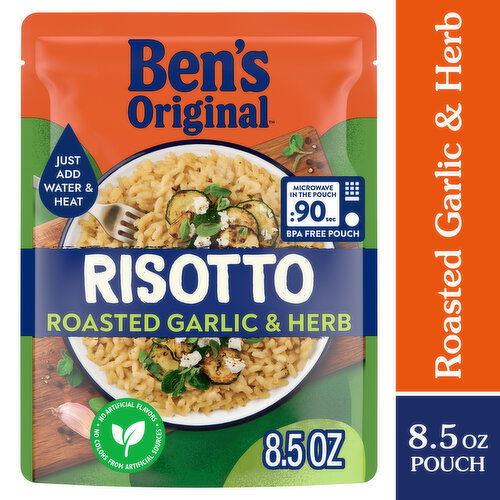 Ben's Original Risotto Roasted Garlic & Herb Flavored Rice, Easy Dinner Side