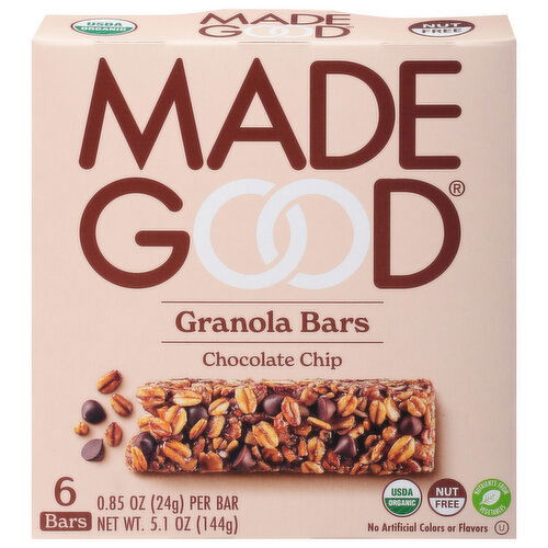 MadeGood Granola Bars, Chocolate Chip