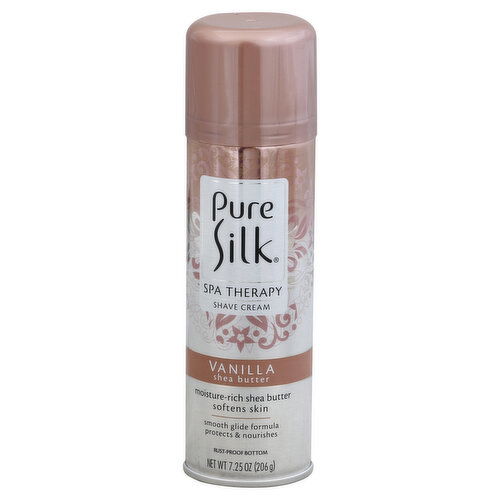 Pure Silk Shave Cream, Vanilla Shea Butter