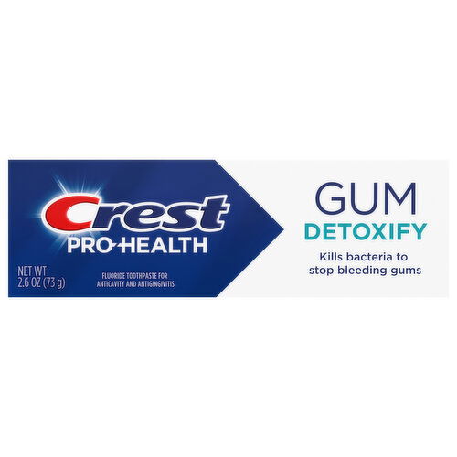 Crest Pro-Health Toothpaste, Fluoride, Gum Detoxify