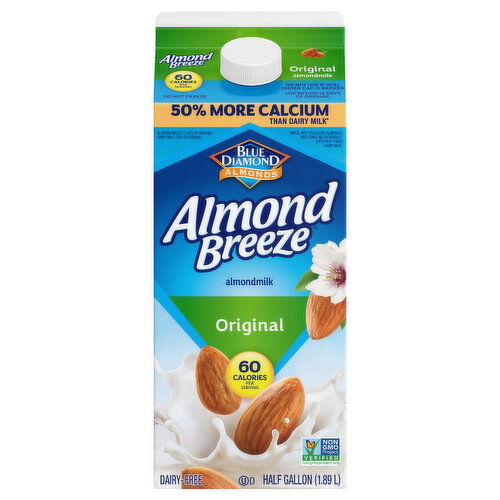 Blue Diamond Almond Breeze Dairy-Free Original Almondmilk