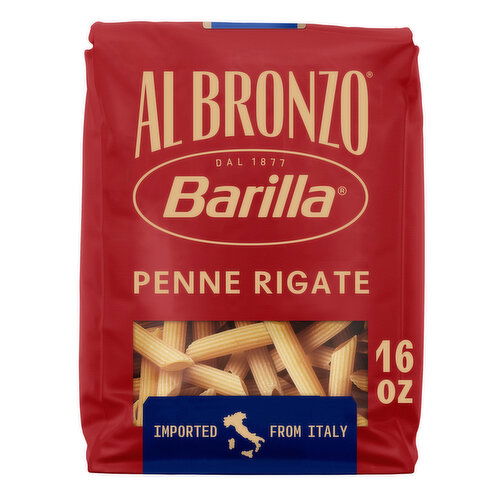 Barilla Al Bronzo Penne Rigate Pasta