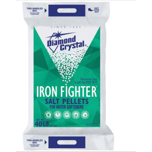 Diamond Crystal Iron Fighter Salt Pellets for Water Softeners