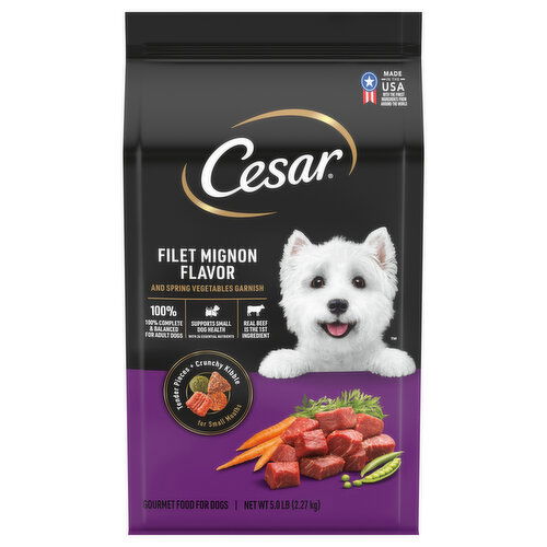 Cesar Food for Dogs, Filet Mignon Flavor, Gourmet