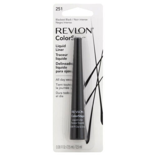 Revlon ColorStay Liquid Liner, Blackest Black 251