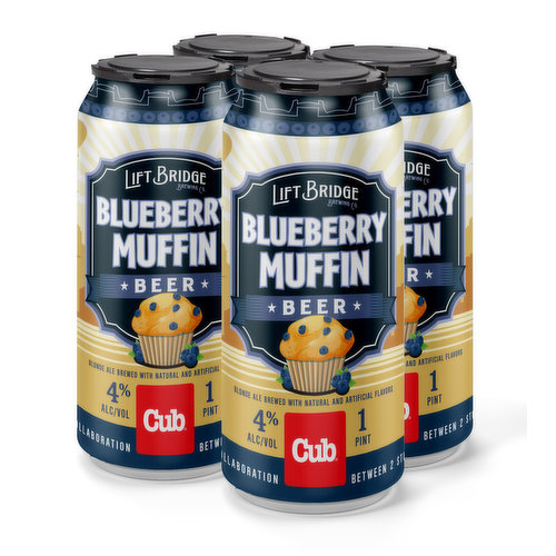 Lift Bridge Blueberry Muffin Beer, 4 Pack