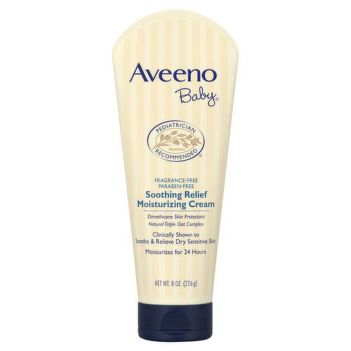 Aveeno Baby Moisturizing Cream, Soothing Relief