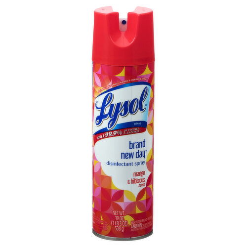 Lysol Brand New Day Disinfectant Spray, Mango & Hibiscus Scent