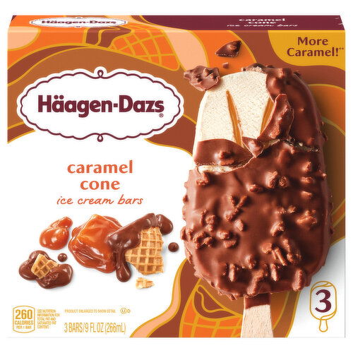 Haagen-Dazs Caramel Cone Ice Cream Snack Bars