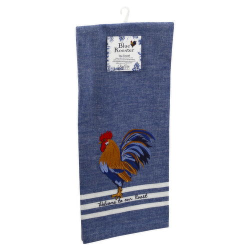Kay Dee Designs Tea Towel, Blue Rooster