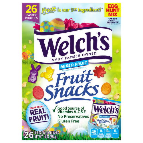 Welch's Fruit Snacks, Mixed Fruit