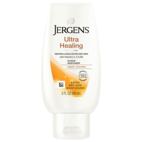 Jergens Moisturizer, Extra Dry Skin, Ultra Healing, 48 Hour