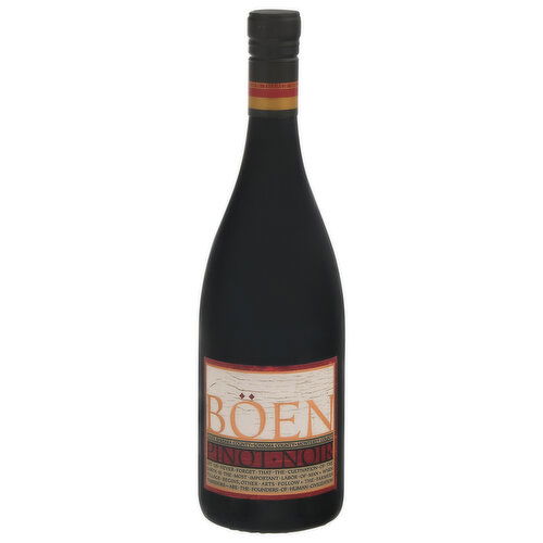 Boen Pinot Noir, Santa Barbara County/Sonoma County/Monterey County