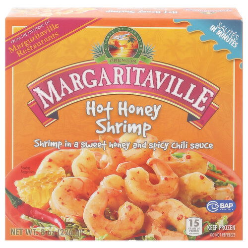 Margaritaville Shrimp, Hot Honey