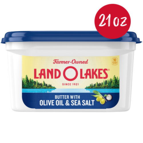 Land O Lakes Butter with Olive Oil & Sea Salt, Spreadable